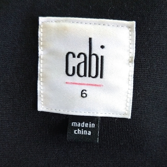 Cabi 3549 Agency Black Ponte Knit Moto Snap Jacket Peplum Hem Modern Stretch - Picture 6 of 8